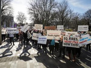 Canterbury DHB protest