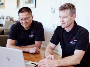 Giles Chanwai and Martyn Harvey