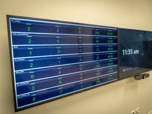 Whakarongorau Aotearoa call status board