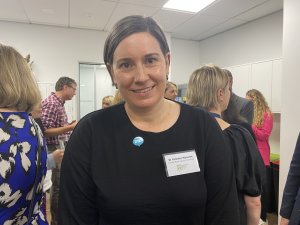 Whakarongorau clinical governance committee member Vanessa Weenink at Whakarongorau Aotearoa opening