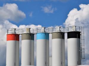 Coloured silos Waldemar Brandt on Unsplash