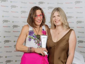 Christine Coulter and Helen Telford at the NZPHA