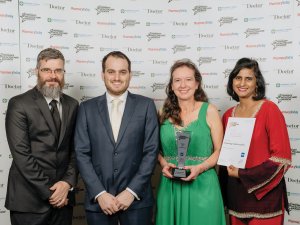 Health Navigator Trust at the NZPHA with their award