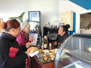 Emily Hepi Kai Ora iwi Cafe