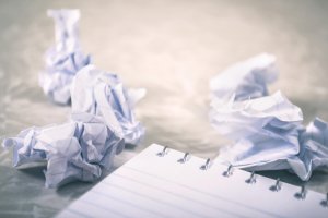 Crumpled paper