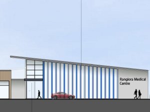 An artist’s impression of the proposed Rangiora Health Hub [Image: Te Whatu Ora Waitaha Canterbury]
