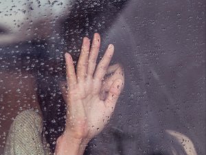 woman behind glass CR Milada Vigerova
