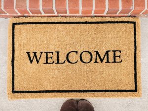 Welcome mat CR Marissa Daeger on Unsplash