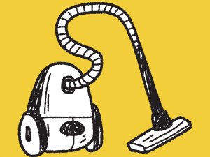 Vacuum cleaner illustration CR hcjjl on iStock