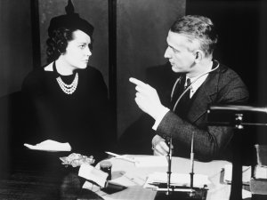 man & woman BW CR George Marks on iStock