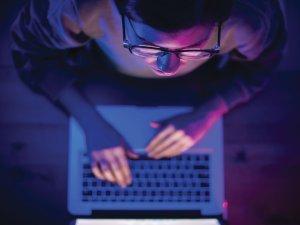 Computer screen guy CR Agrobacter on iStock