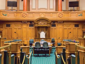 Empty debating chamber CR Office of the Clerk