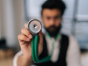 Stethoscope end CR dikushin on iStock