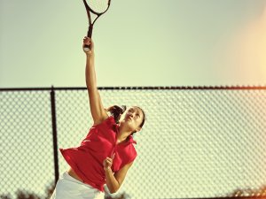 Female tennis player