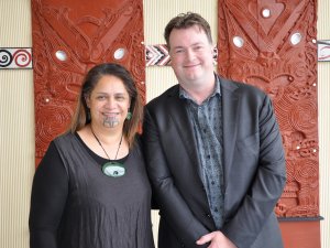 Mapihi Raharui and Justin Butcher CR Sarah Sparks