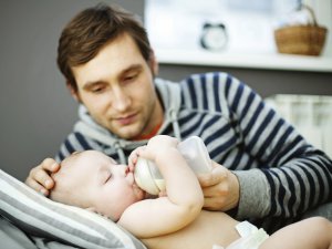 Father and baby. Credit Shutterstock