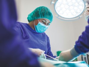 Surgeon operating