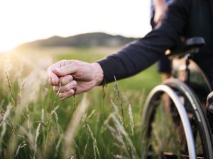 Hand Wheelchair Field CR Halfpoint on iStock 