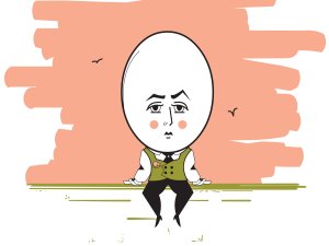 Humpty Dumpty illustration CR Katytowell on iStock