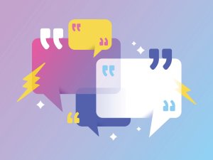 Speech boxes CR filo on iStock