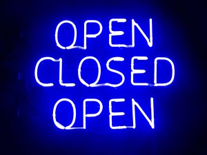 open closed open sign CR Nick Fewings / Unsplash