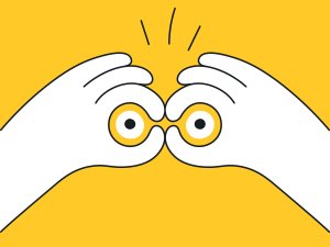 Hands, eyes illustration CR Bad Brother on iStock 
