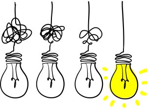 Hand Drawn Lightbulbs CR Devita-ayu Silvianingtyas on iStock 