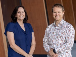 University of Waikato associate professor Lynne Chepulis and Dr Hamish Crocket
