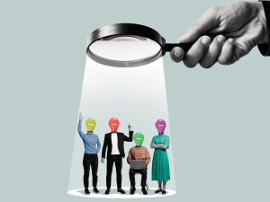People magnifying glass CR SvetaZi on iStock