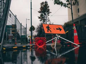 Roadworks sign CR Casey Horner on Unsplash