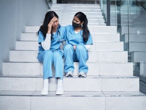 Burnt out Nurses CR PeopleImages on iStock 