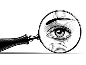 Eye Magnifying Glass CR Maystra on iStock