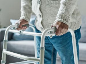 Man Walker Frame CR AnnaStills on iStock