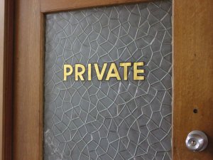 Private, door