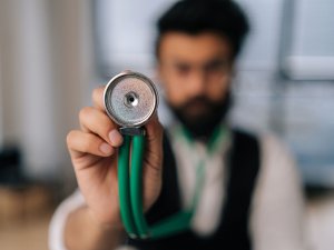 Stethoscope end CR dikushin on iStock
