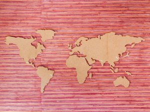 World Map CR Louis Hansel on Unsplash