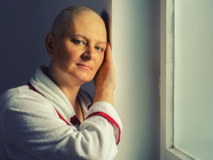 Cancer treated woman