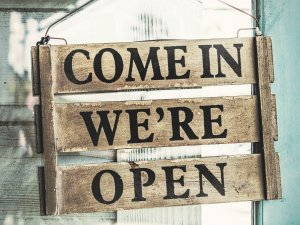 Open for business, Tim Mossholder on Unsplash