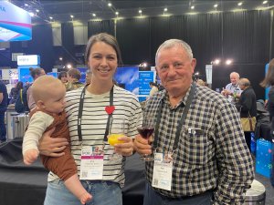 NZ Stem Cell Treatment Centre, Whangārei, nurse Amy Chapman-Smith, six-month-old George James Chapman Smith, and academic convener Dr Peter Chapman-Smith.