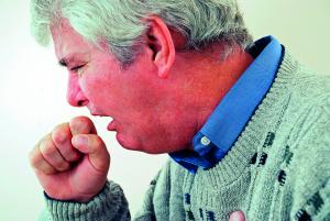 Man with cough 