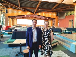 Waikato Uni Jo Lane and Rhiannon Braund