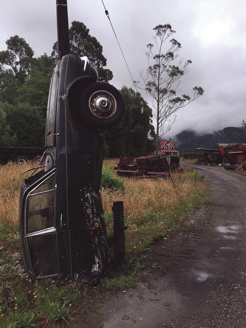 Road art, Arnold River