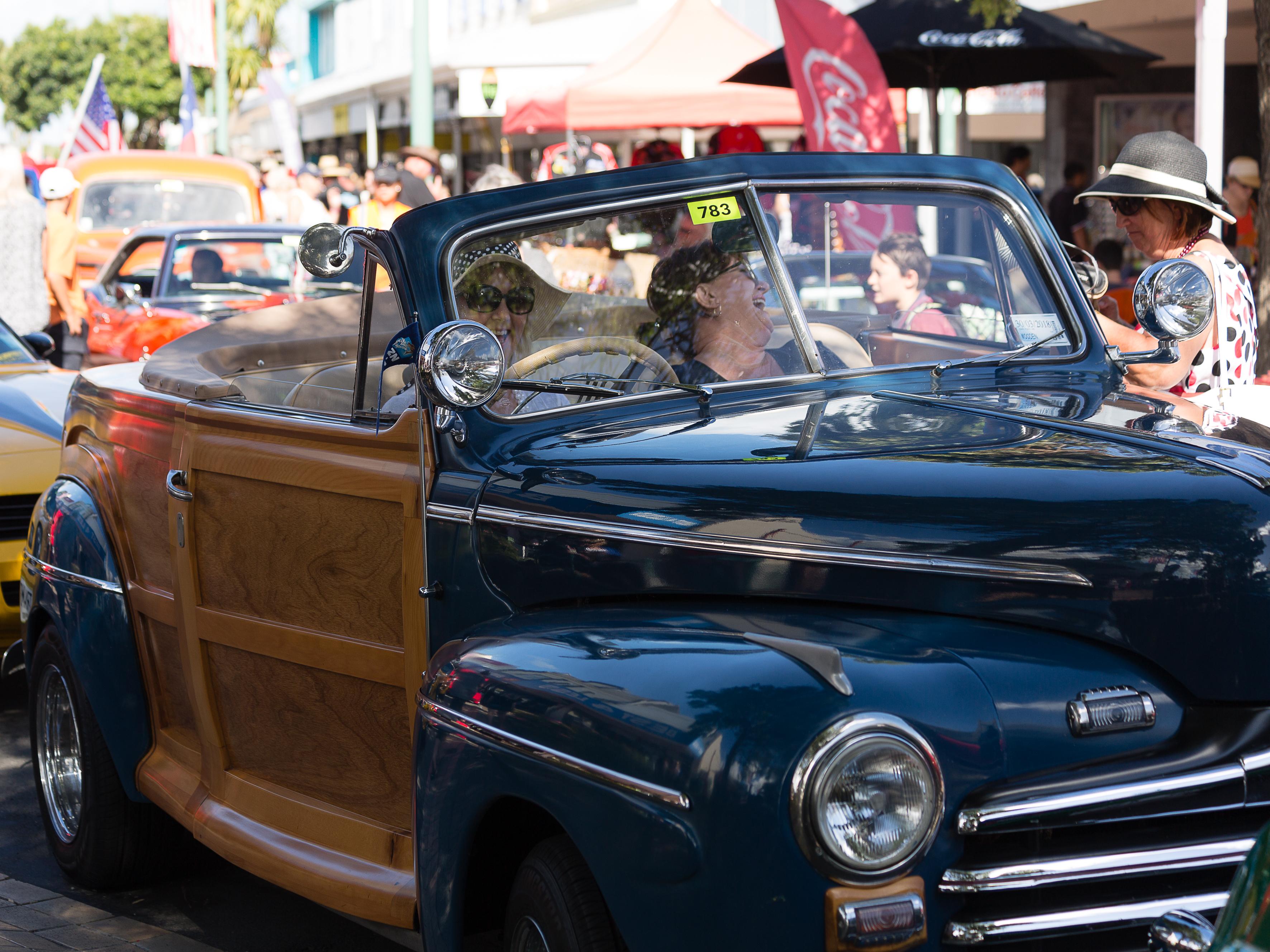 Car with Wood Panels, Americarna