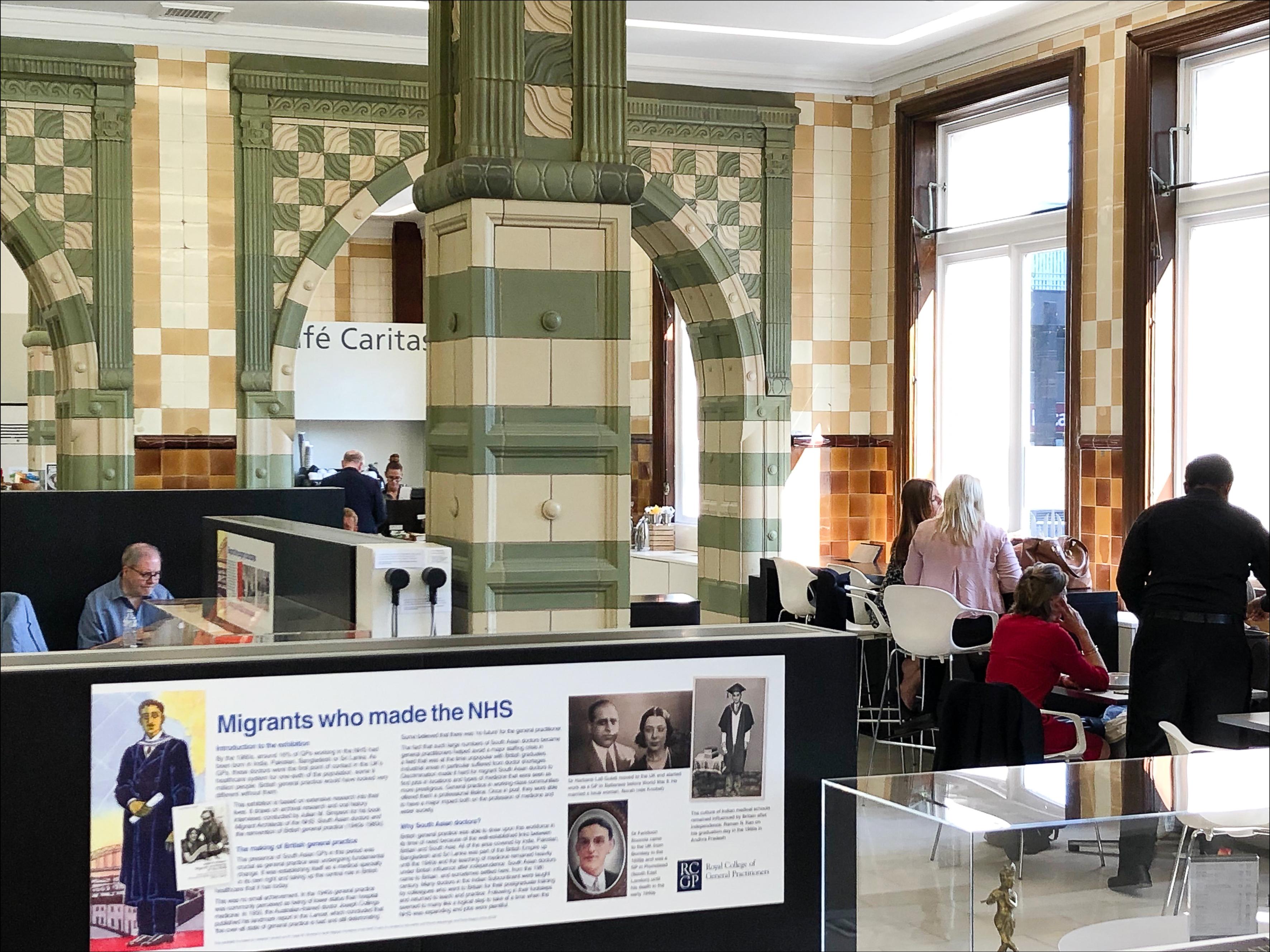 RCGP London interior with exhibit