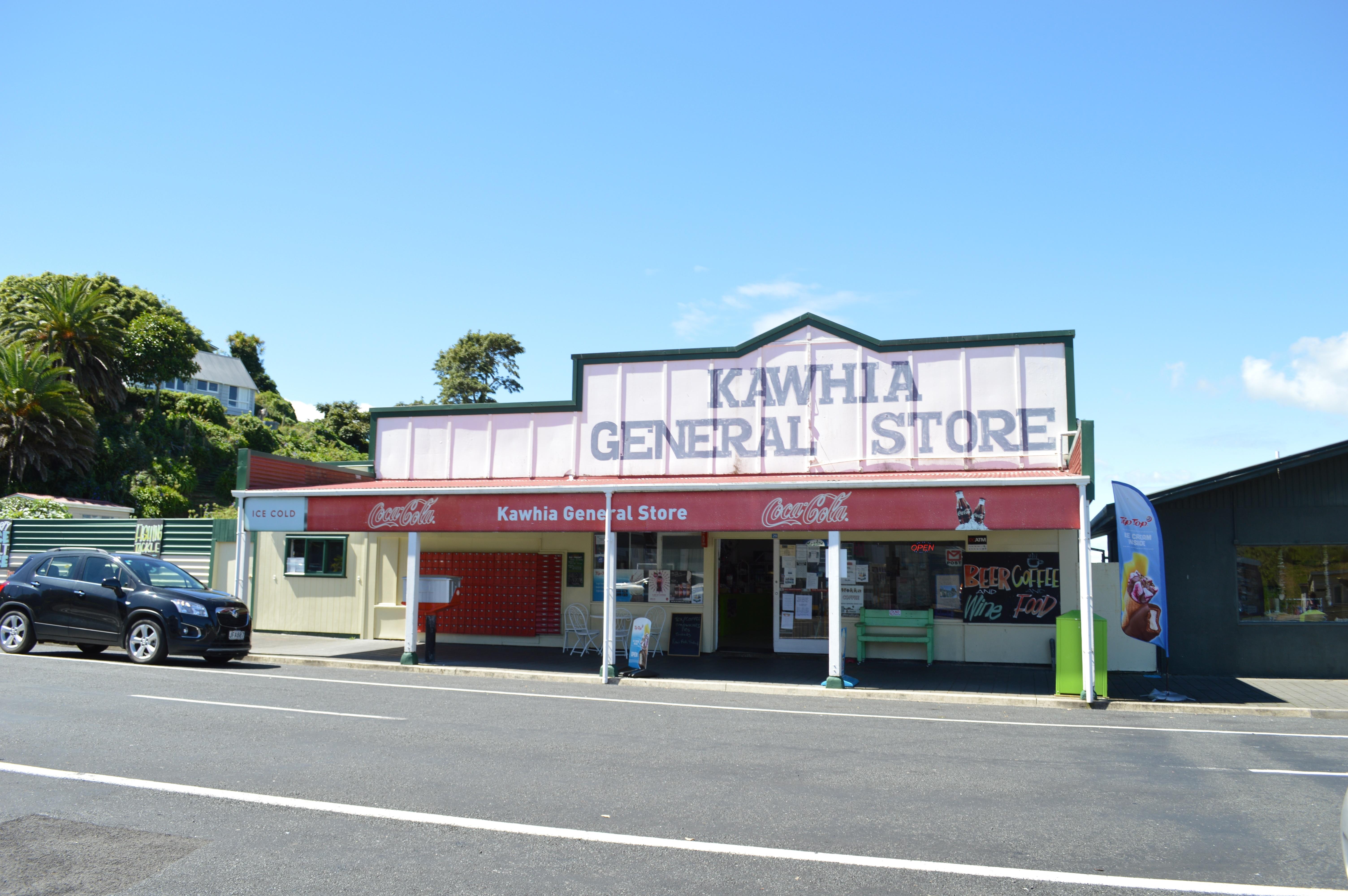 Kāwhia town centre