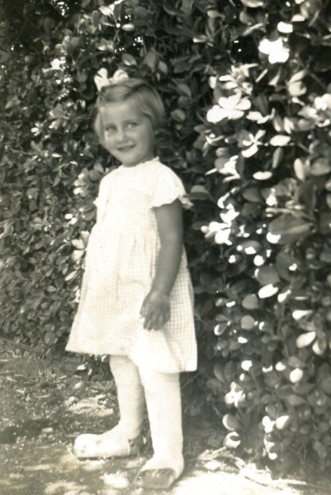 Edith Morris as a child