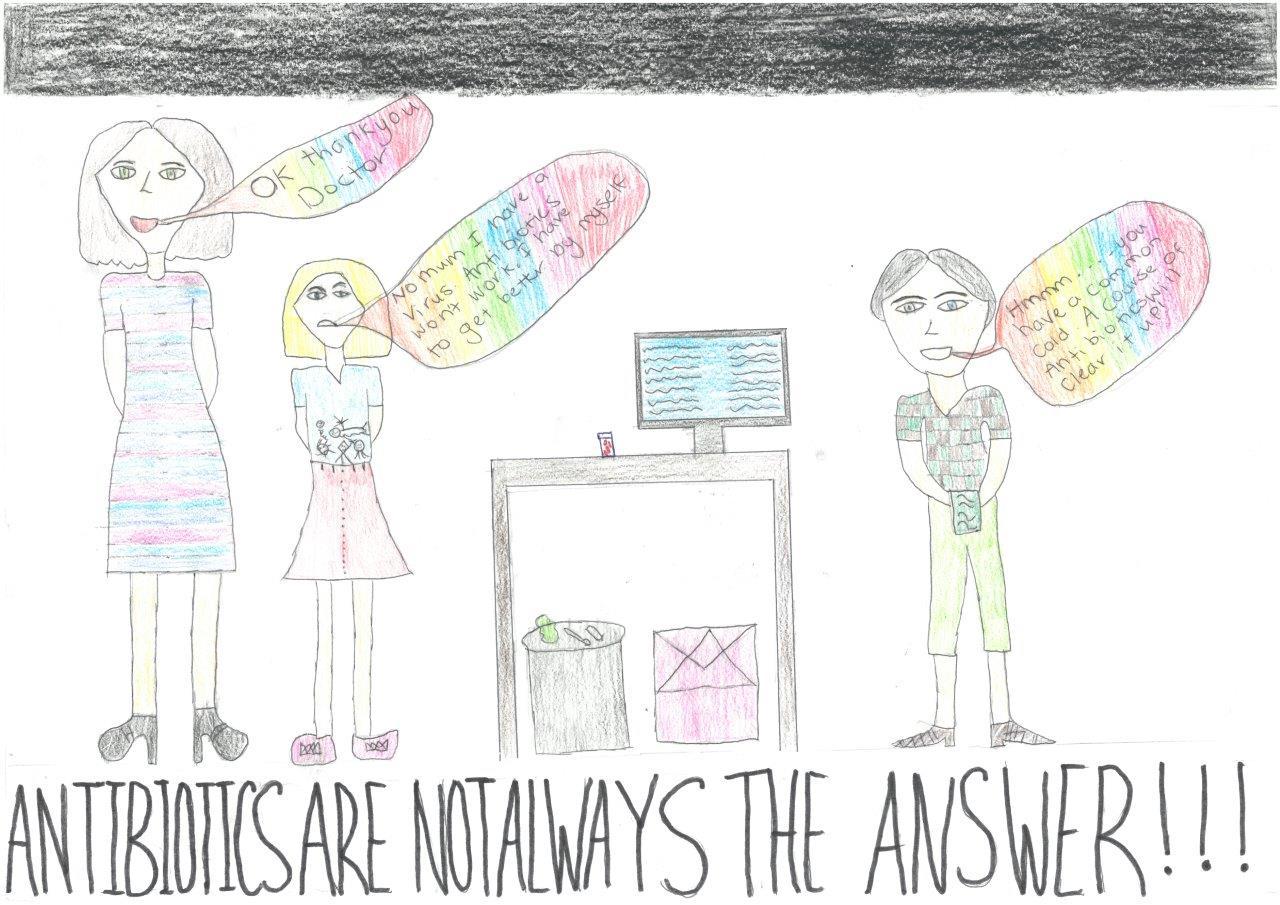 Antibiotics not always the answer - winning poster