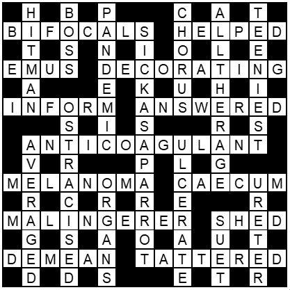 crossword clue strict crosswords cryptic