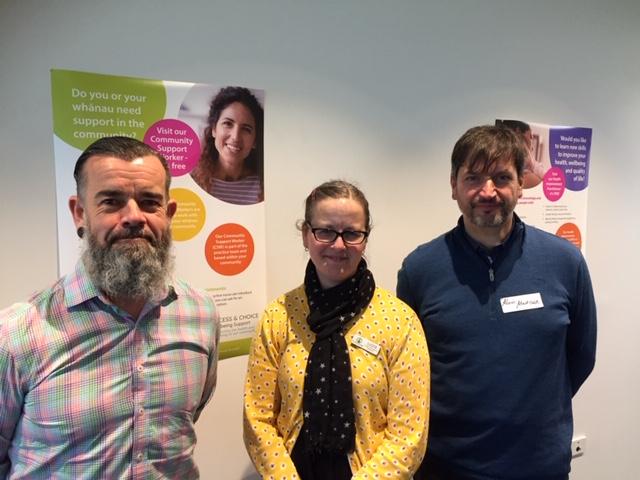 Derek Challenor, Lizzie Young & Alain Marcuse (Wgtn wellbeing)