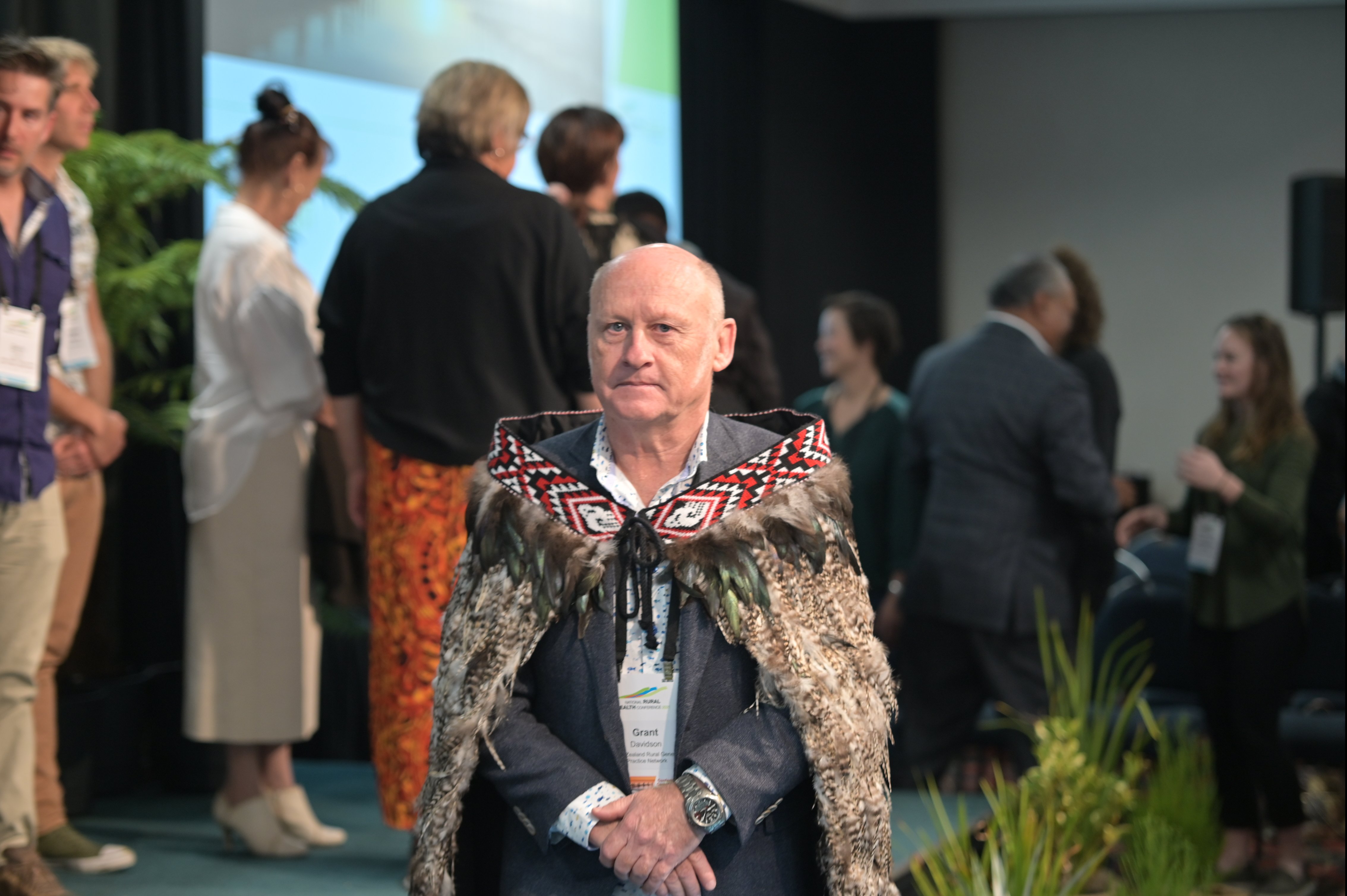 New Zealand Rural General Practice Network chief executive Grant Davidson at the National Rural Health Conference pōwhiri